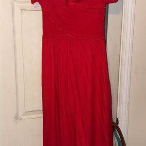 Elegant Red Jumpsuit